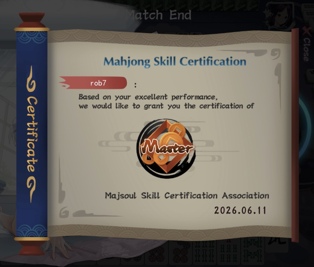 Mahjong interest